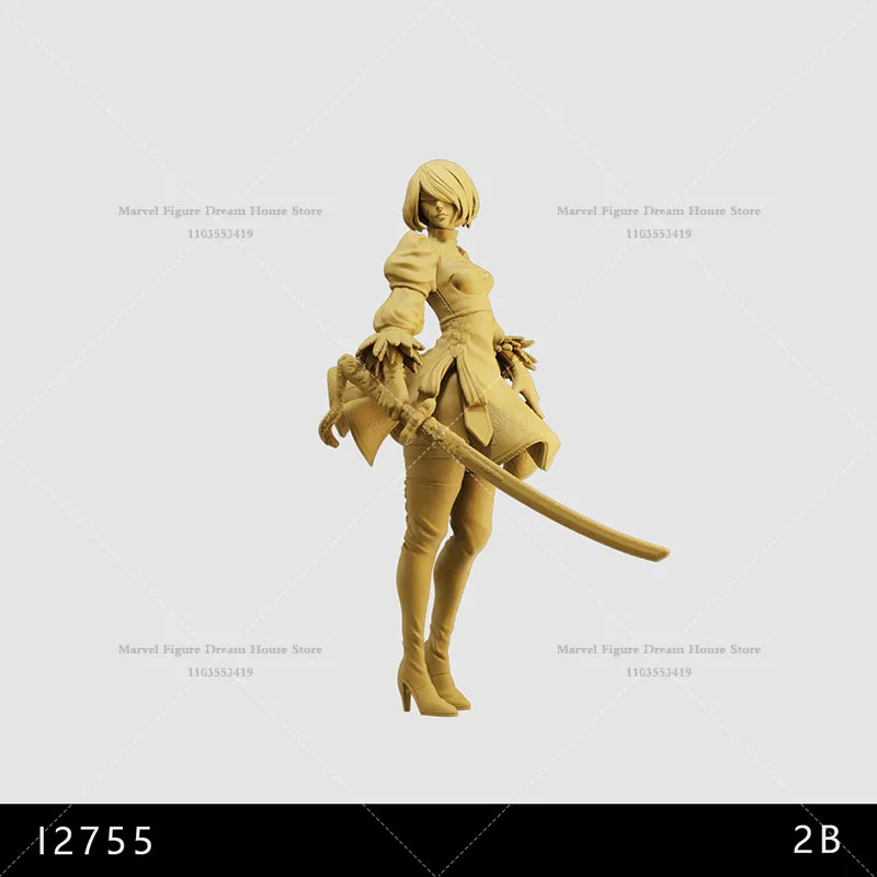 1/64 1/43 1/35 مقياس مشهد مصغر دمية الروبوتات القتالية القتال ضد أشكال الحياة الخارجية غير معلمة بيضاء صغيرة الشكل