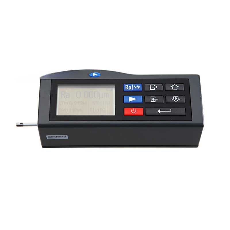 Handheld roughness measuring instrument surface gloss detection