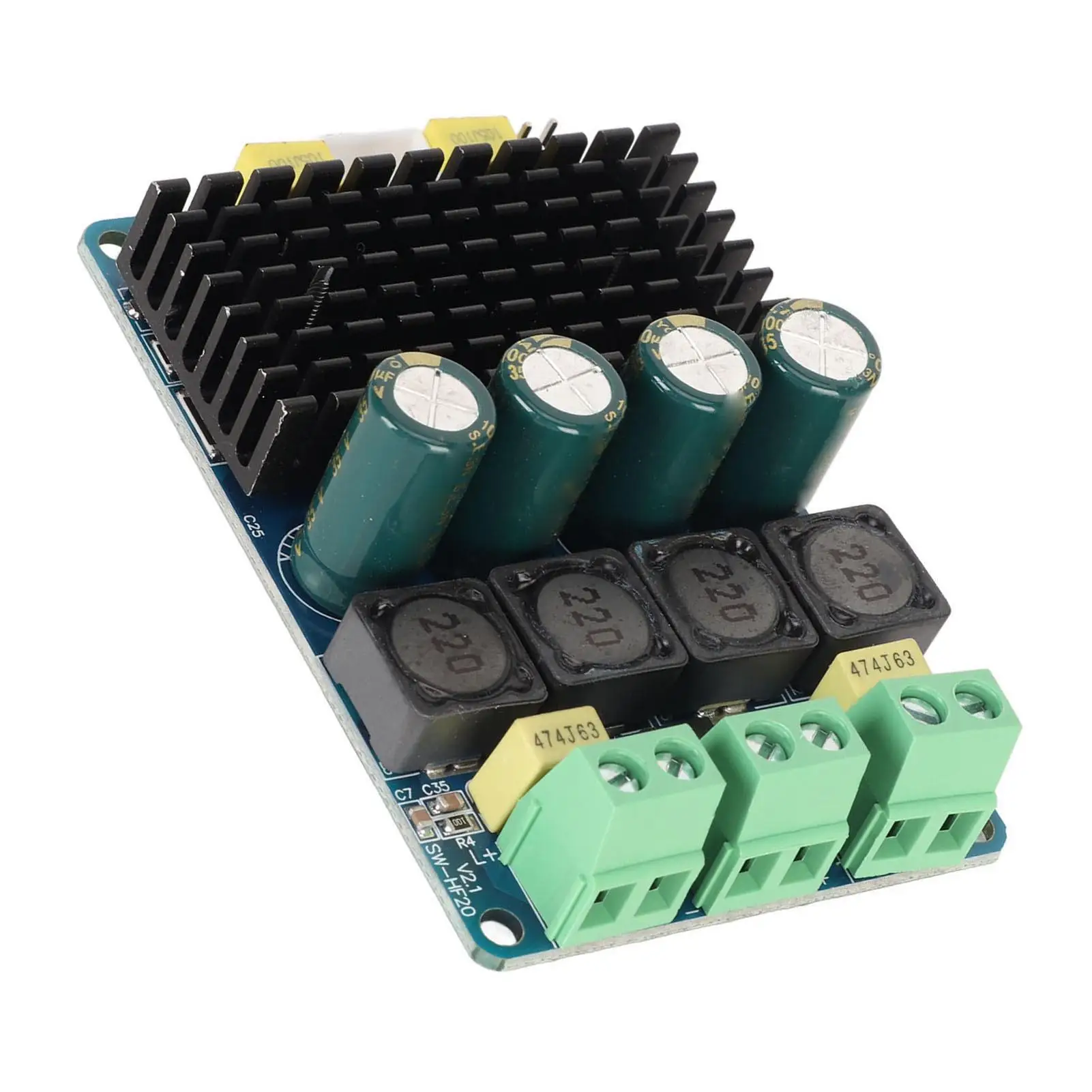 High-Quality TDA7498 Dual Channel 100W Power Amplifier Board for speakers - Compact & Efficient Stereo Solution