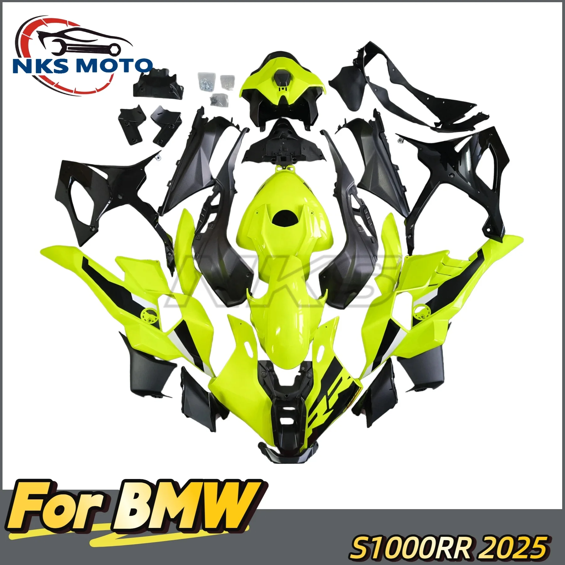 

НОВЫЙ Комплект обтекателей из ABS-пластика для мотоциклов BMW S1000RR S1000 M1000 2025 2026 (полный комплект обтекателей, пластиковые элементы кузова)
