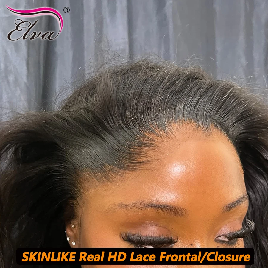 

Skinlike Real HD Кружева Фронтальная Застежка Прямые Волосы Невидимые HD Кружева Melt Все Кожины Объемная Волна Человеческие Волосы HD Застежки Для Женщин