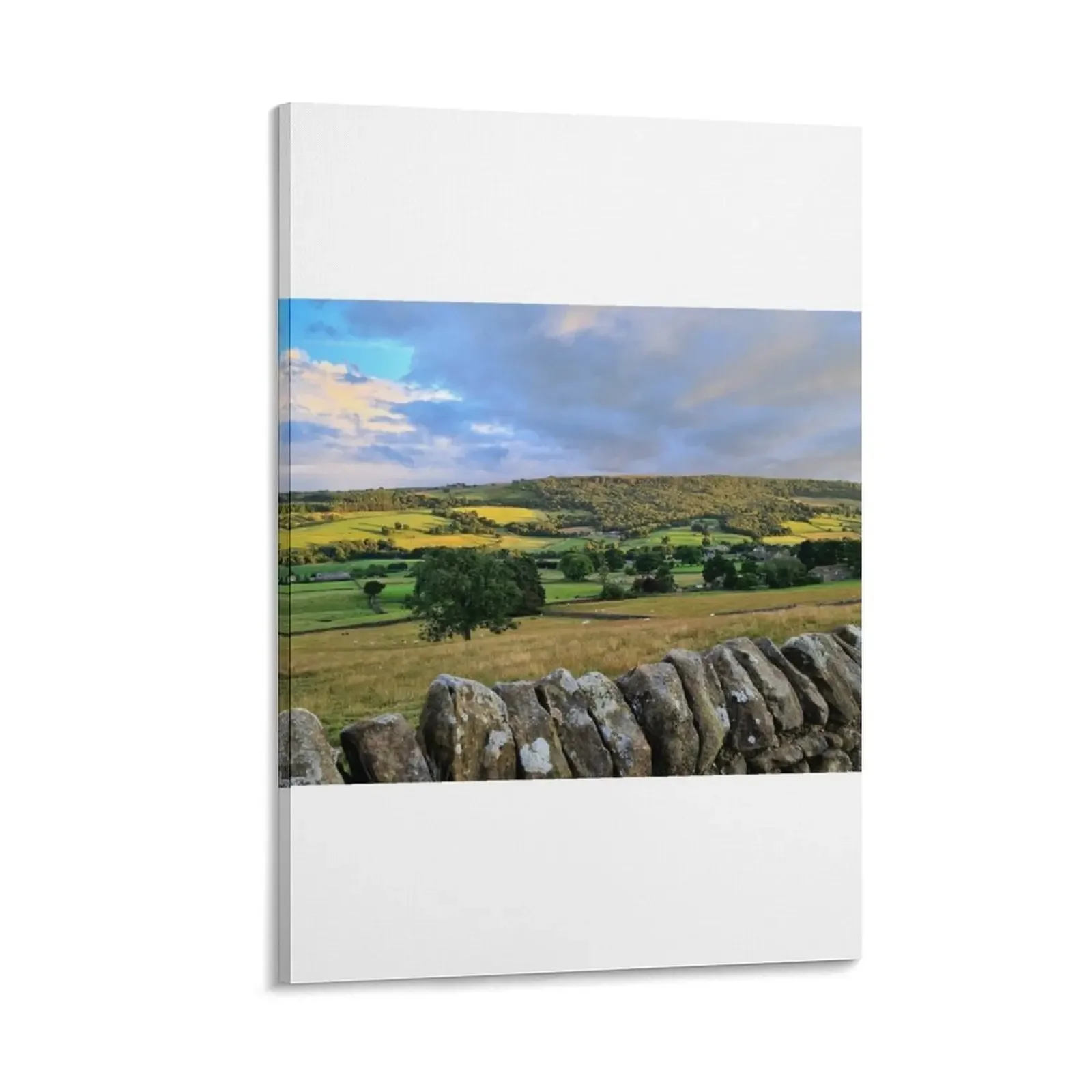 

Nidderdale Summer Evening Canvas Painting stickers & posters Paintings on the wall Wall posters aesthetic room