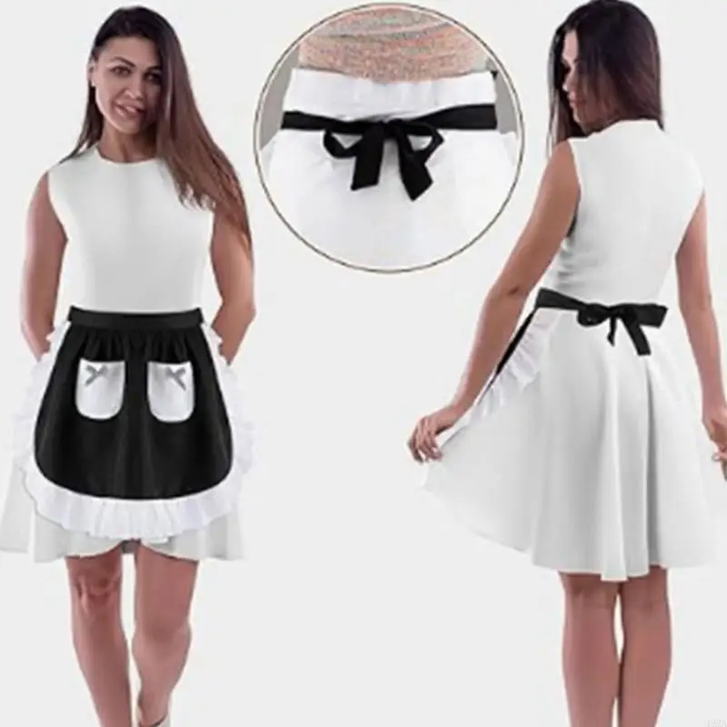 

Retail/Drop Shipping Maid Apron Costume Waist Apron Halloween Maid Apron for Women Halloween Cosplay