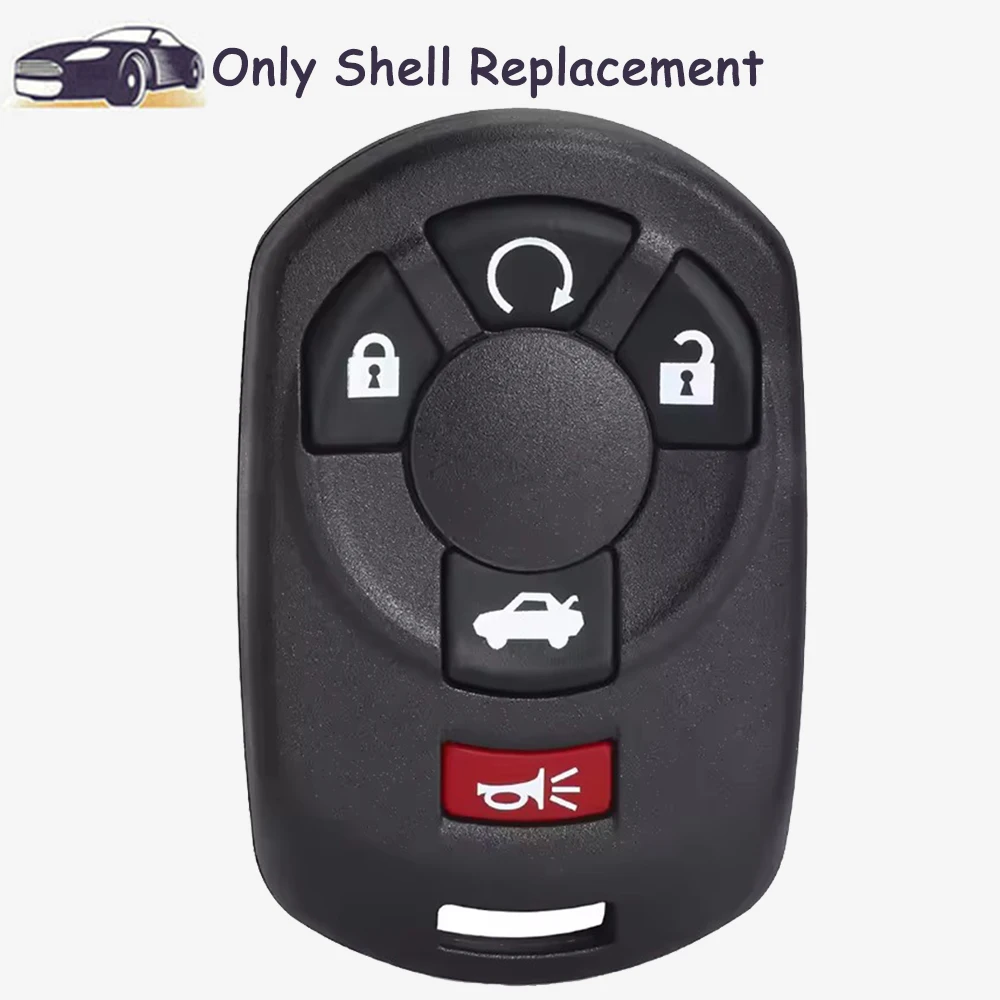 

5-кнопочный чехол для дистанционного ключа автомобиля, сменный чехол для Cadillac STS для Chevrolet Corvette 2005 2006 2007 M3N65981403