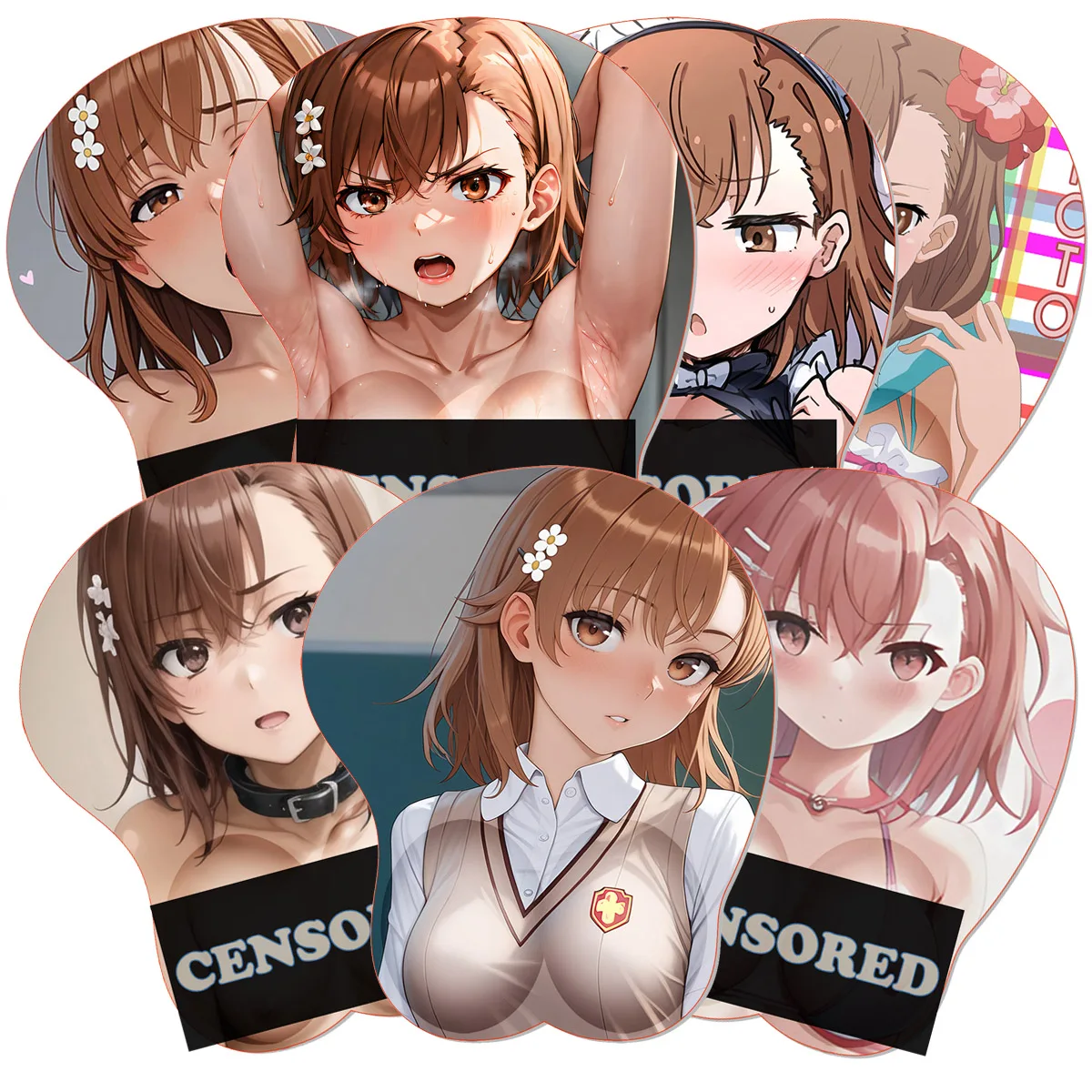 

Коврик для мыши Misaka Mikoto OPPAI A C_Certain M_Magical I_Index, коврик для мыши в стиле аниме, силиконовый 3D сисьон, подставка для запястий, коврик для мыши в стиле хитай