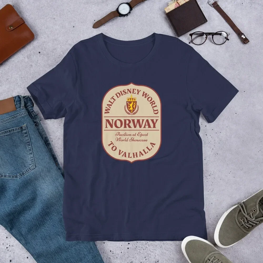 Norway World Showcase Epcot Pavilion Custom World Travel WDW Magic Kingdom T-shirt Pop Curated Bella Canvas