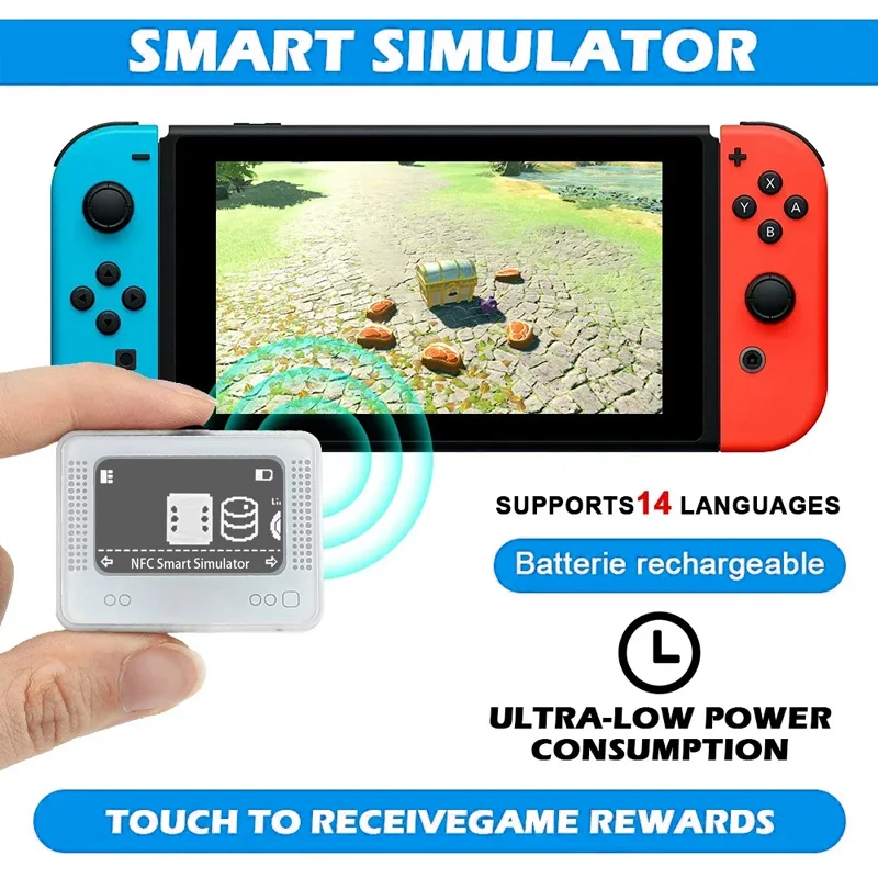 Pour Amiibo NFC simulateur Pixl émulateur remplacement émulateur Bluetooth-Compatible jeu émulateur pour Switch2 2025 accessoire de jeu