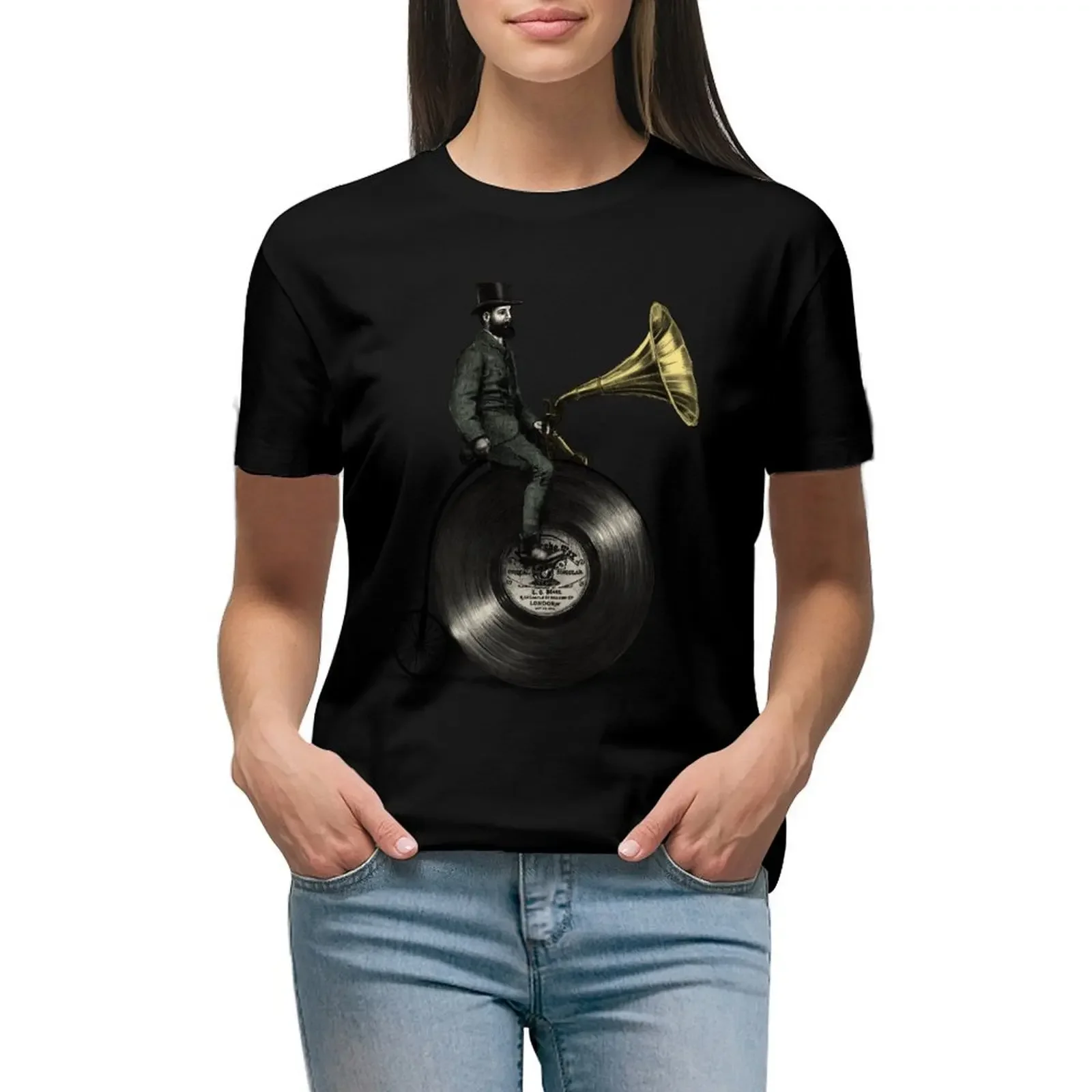 

Music Man T-Shirt tops new edition customizeds animal print luxury designer clothing Women