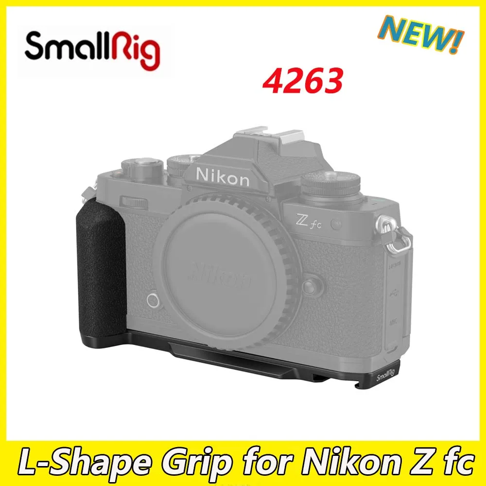 SmallRig L-Shape Grip for Nikon Z fc Black L-Bracket w 1/4