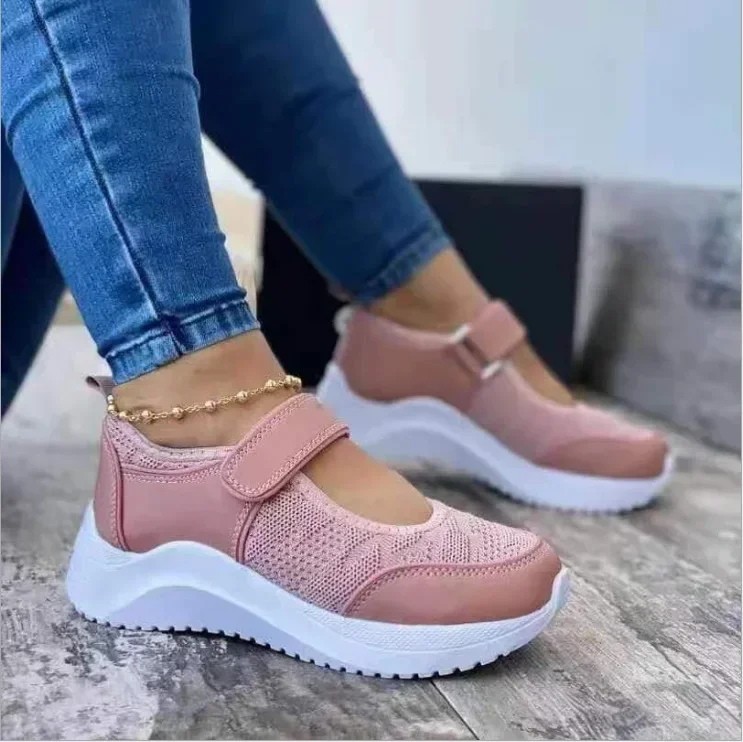 2022 New Casual Classic Wedge Shoes for Women Summer Fashion Elegant Platform Sneakers Female Comfortable Walking Shoes Ladies