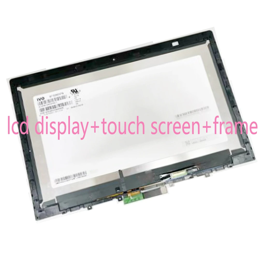 Imagem -03 - Polegada Fhd para Lenovo Thinkpad L380 L390 Yoga Lcd Screen Display Toque Digitador Assembléia com Quadro Lp133wf4 Spa5 Nv133fhm-n 13.3