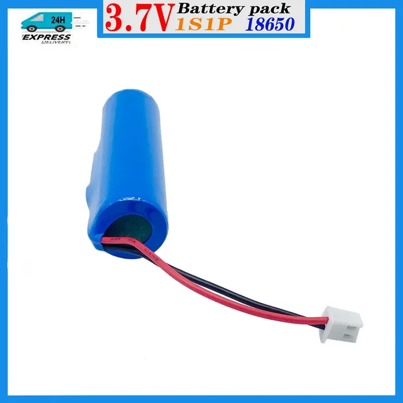 NEW Lithium Ion Rechargeable Battery 3.7V 3400mAh 18650, with Emergency Lighting Replacement Socket XH2.54 Cable