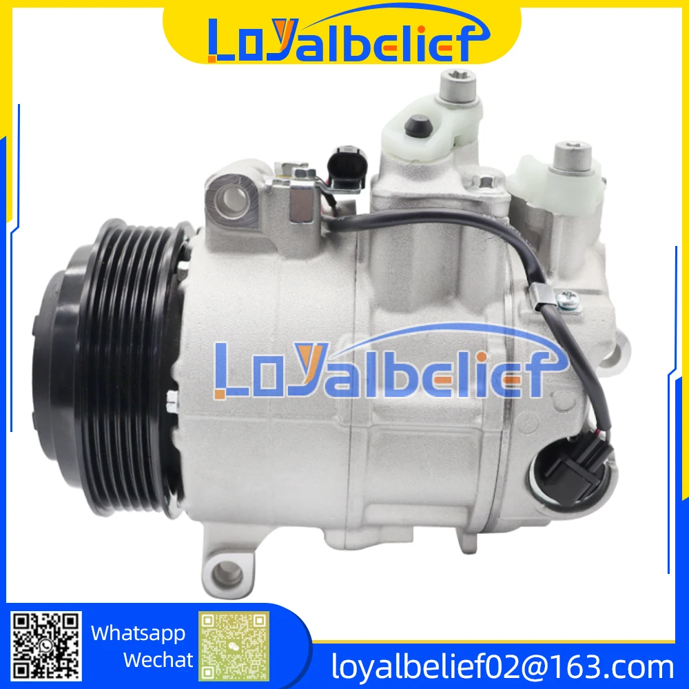 

AC Compressor With Clutch For Mercedes Benz W204 C300 GLK350 6SEU16C A0012305011 0022303111 4472009900 4471909686 6 Grooves