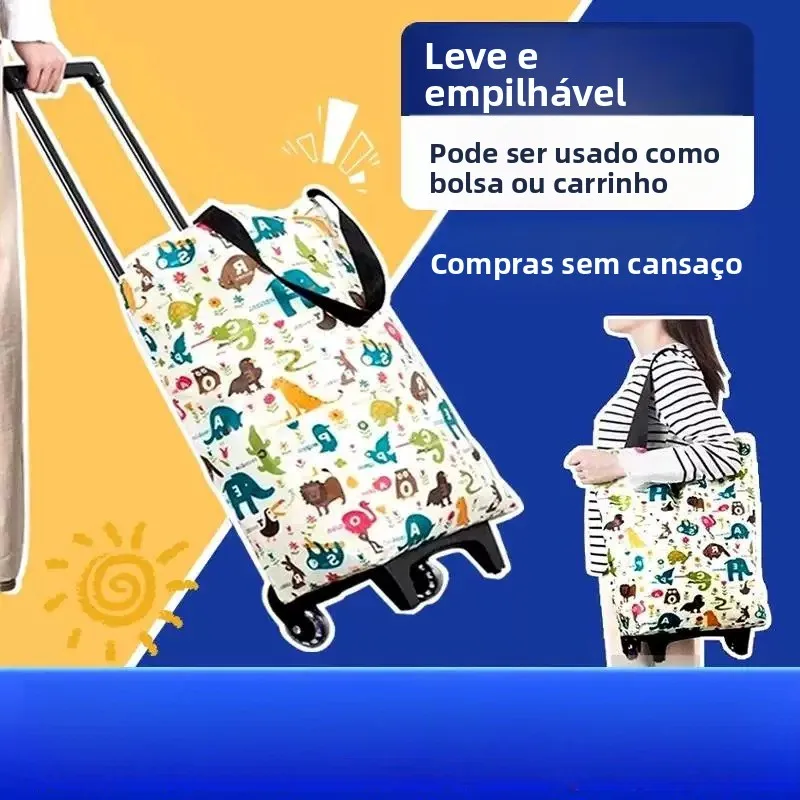 portable-lightweight-aluminum-alloy-folding-shopping-cart-vegetable-buying-pulling-car-sturdy-durable-for-home-travel-use