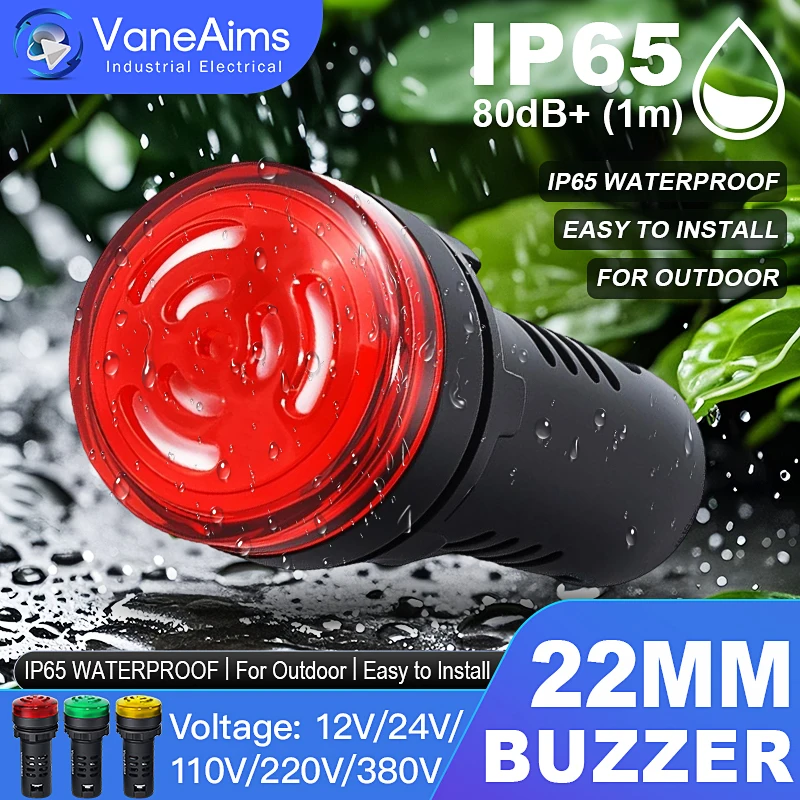 Buzzer 22Mm Flash L…