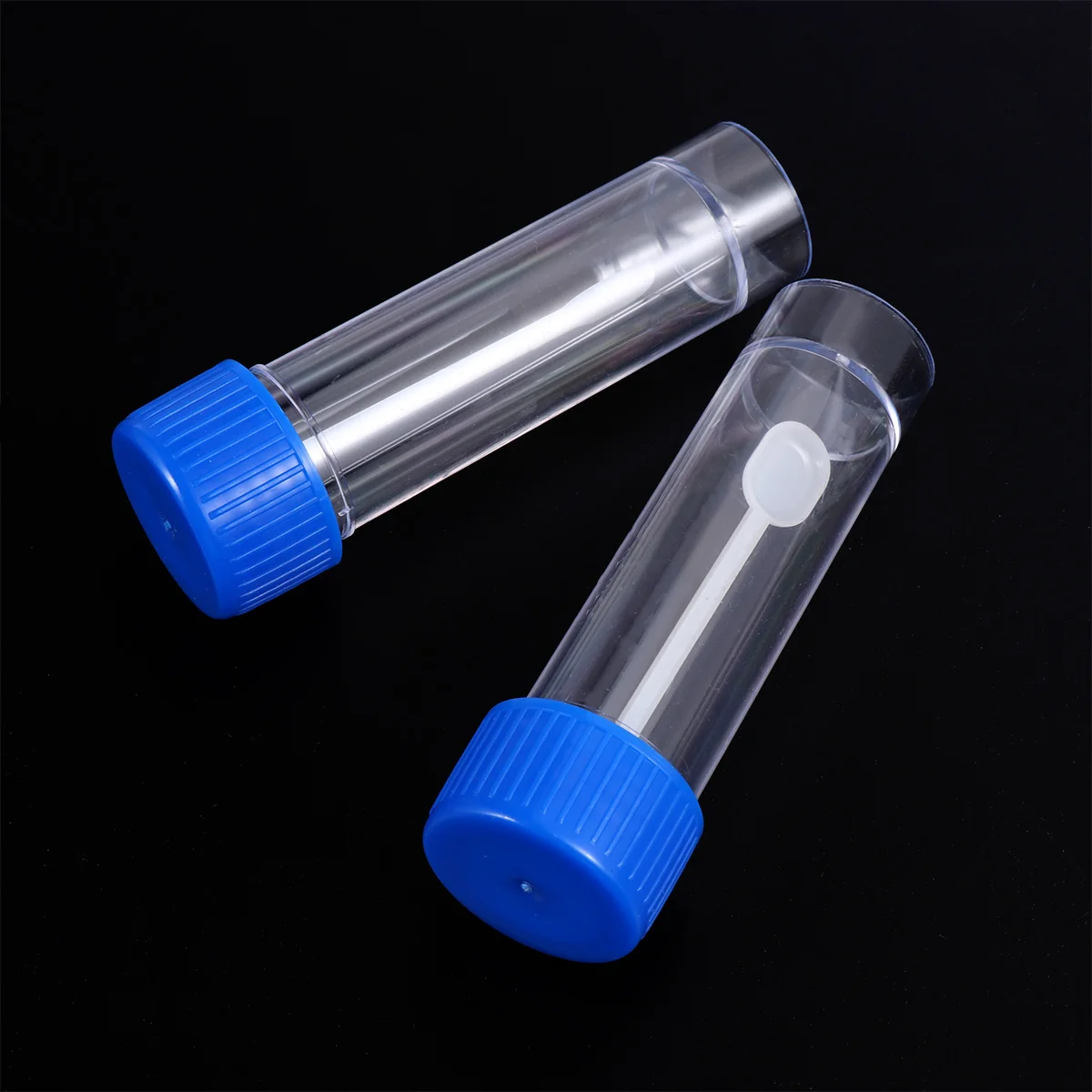 

10pcs Plastic Sample Specimen Cup Watertight Airtight Stool Container Test Tube Use Urine Cup Teaching Equipment