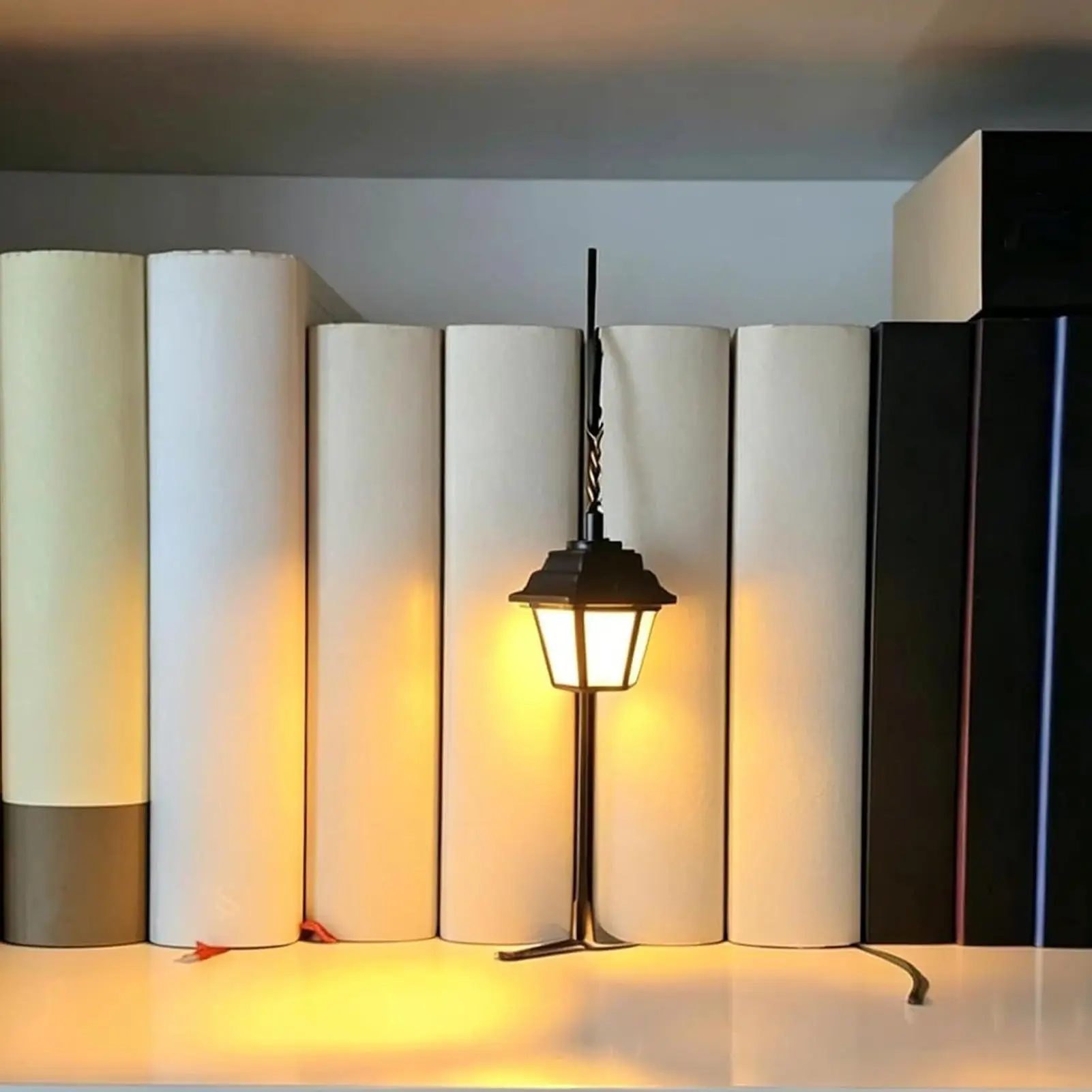 Bookshelf Lamp Soft Glow Reading Room Decor Warm Lamp Ambient Lighting for Home Bedroom Living Room Corner Office Dorm Apartment