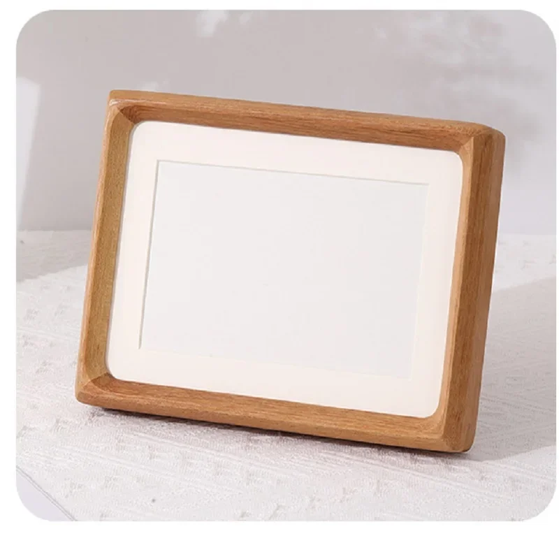 Solid Wood Round Corner Photo Frame 6 7 8 10 Inch A4 Art Frame for Home Decoration and Table Display Home Decor