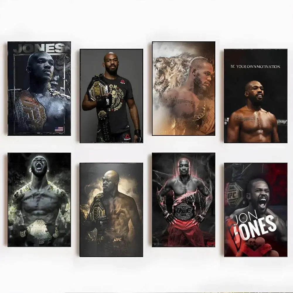 Campeón Jon Jones pintura artística impresión de póster para el hogar dormitorio sala de estar decoración regalo