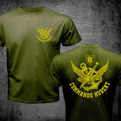 French Special Forces Navy Combat Swimmer Frogmen Commando Hubert Marine  New Brand Clothing Men O-Neck Tops Neon T Shirts - view 4
