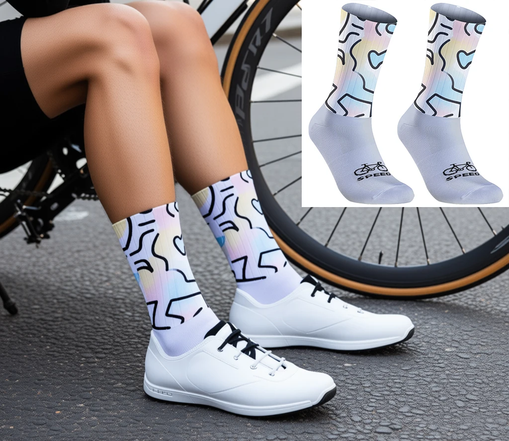 

Дышащие, впитывающие пот, прочные велосипедные носки, экстремальная езда на велосипеде, езда на весь день без давления