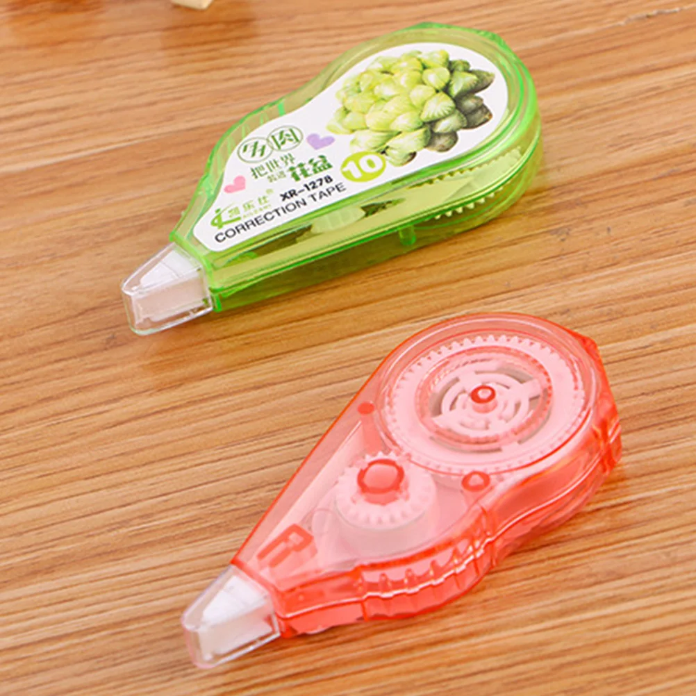 

5pcs Correction Tape Ergonomic Applicator Wipe Out Adhesive Smooth For School Office Stationery Supplies Easy No Drying