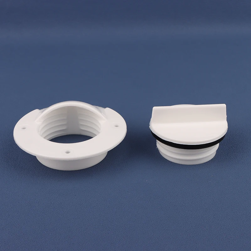1PCS Universal White Boat Plug Screw Cap Mount Bung Stopper Marine Boat Drain Plug Screw Cap For Fish Wells Boat Freezers Yachts view 2