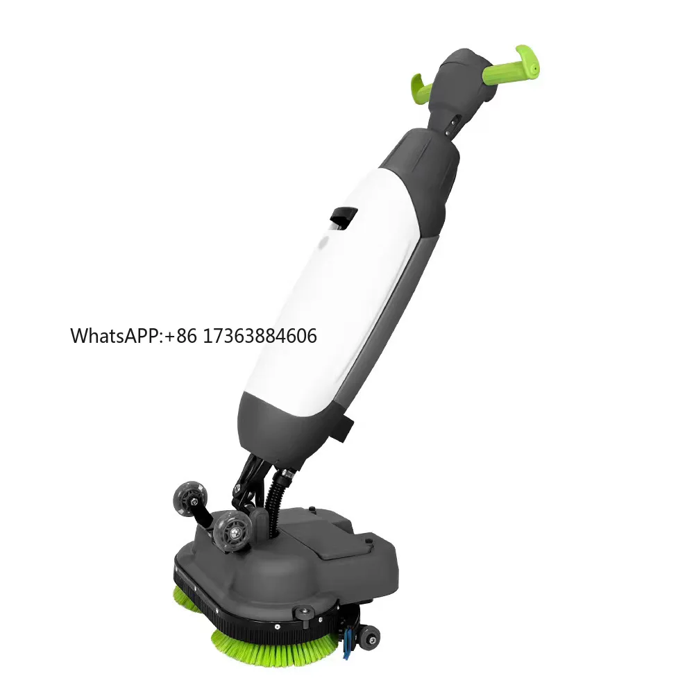 

CE Upright Electric Self-Propelled Floor Scrubber Mopping Washer New Condition Walk-Behind Cold Water Cleaning Office Home