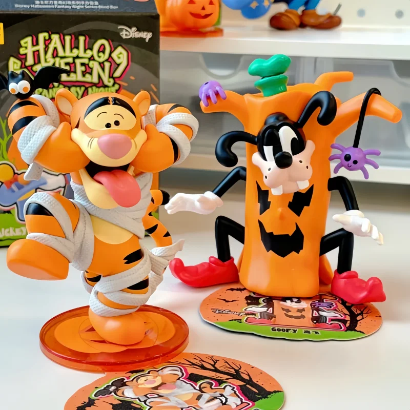 بقعة جديدة Miniso هالوين العصرية صندوق أعمى تمثال هدايا للفتيات أعياد الميلاد تحصيل الكمبيوتر سطح المكتب الحلي الديكور