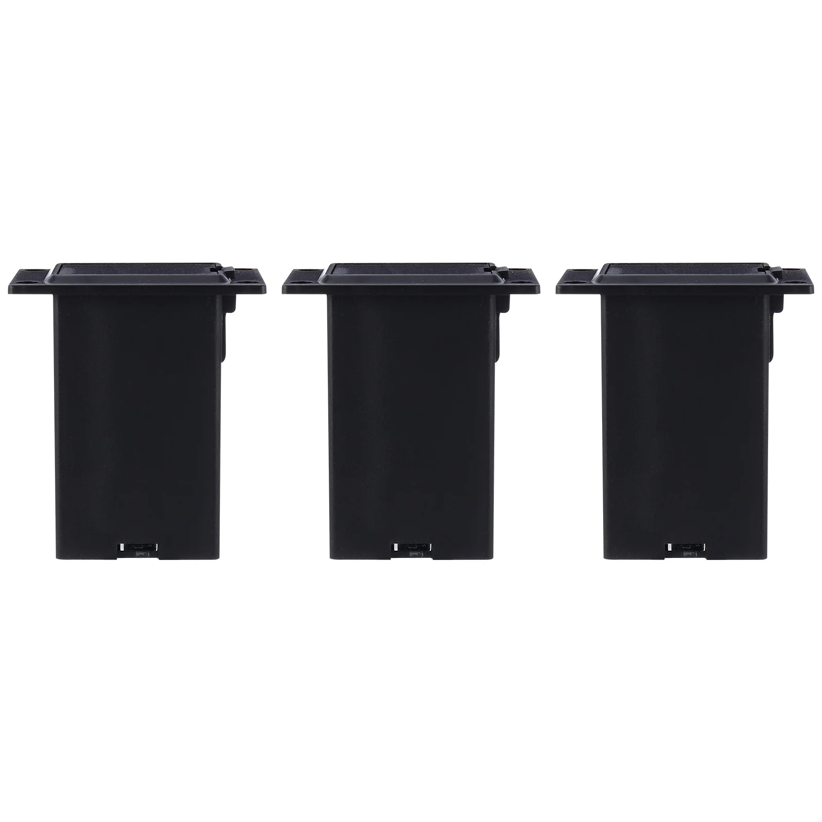 

3 pcs Guitar Pickup Box 9V Replacement Compartment For Active Bass Electric Guitar Compact Durable Design Home