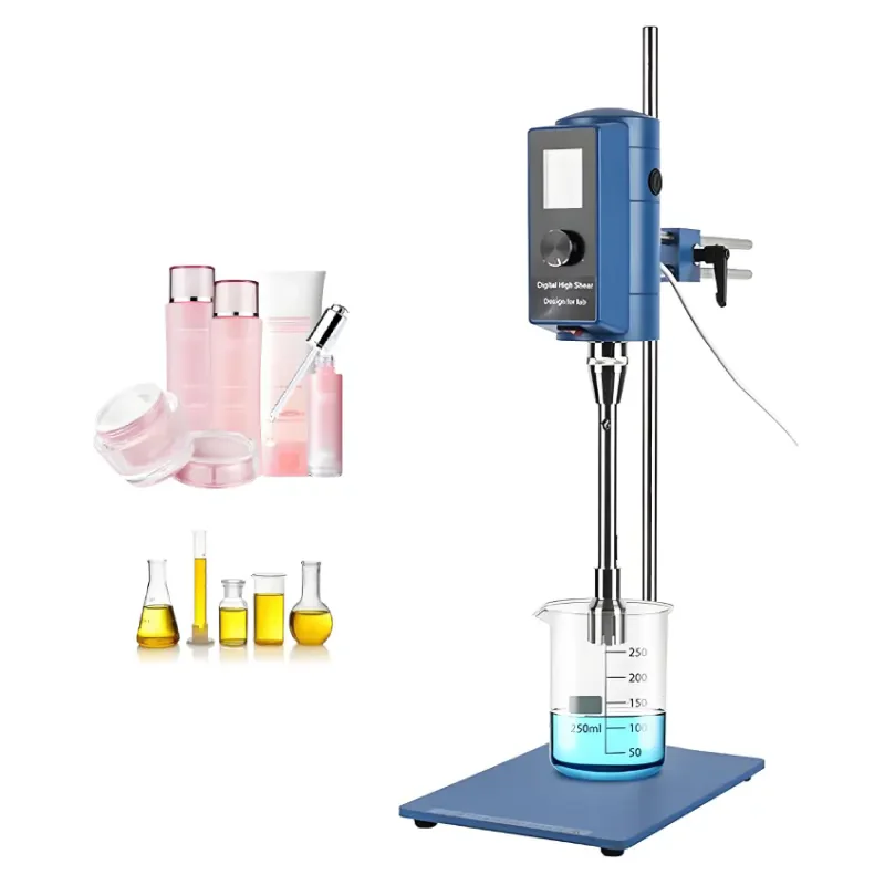 IKEME laboratorio omogeneizzatore ad alta velocità 18G/28G miscelatore ad alto taglio frullatore Formula cosmetica omogeneizzatore da laboratorio di