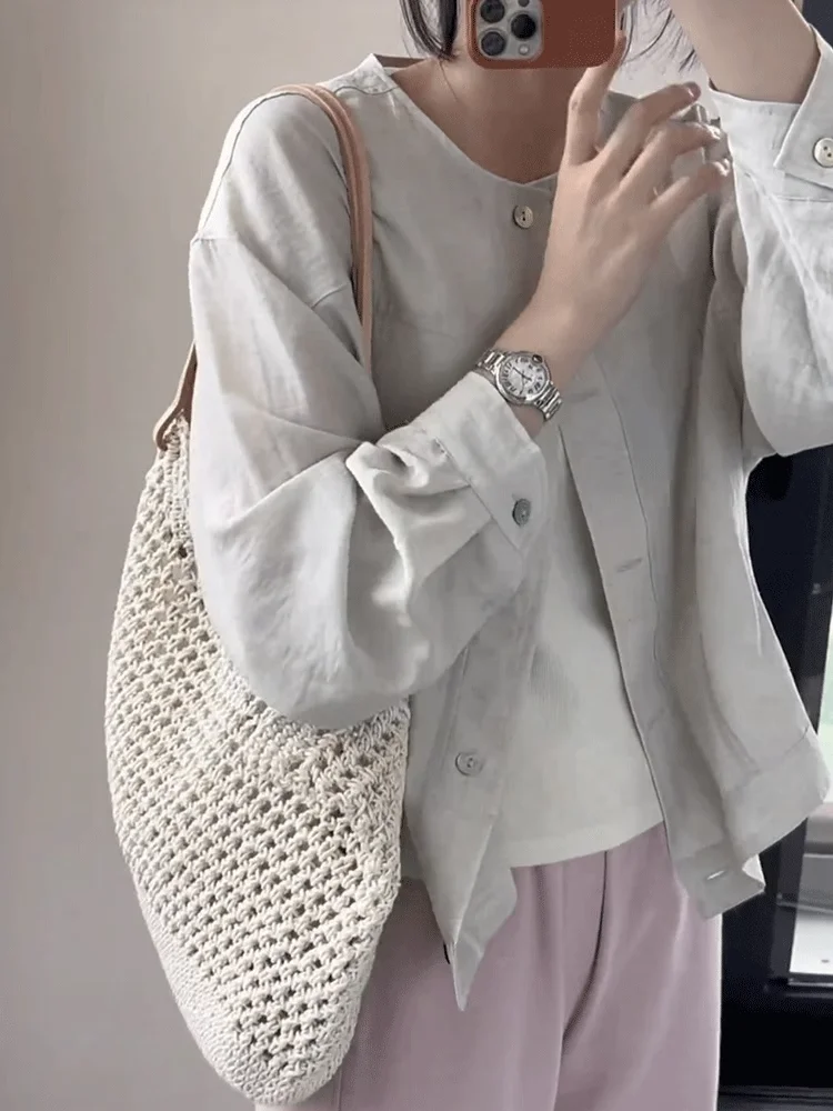 Lichtgewicht ademende zijden zonbescherming irt losse bovenkleding voor dames Koreaanse Sle zomer nieuwe collectie top