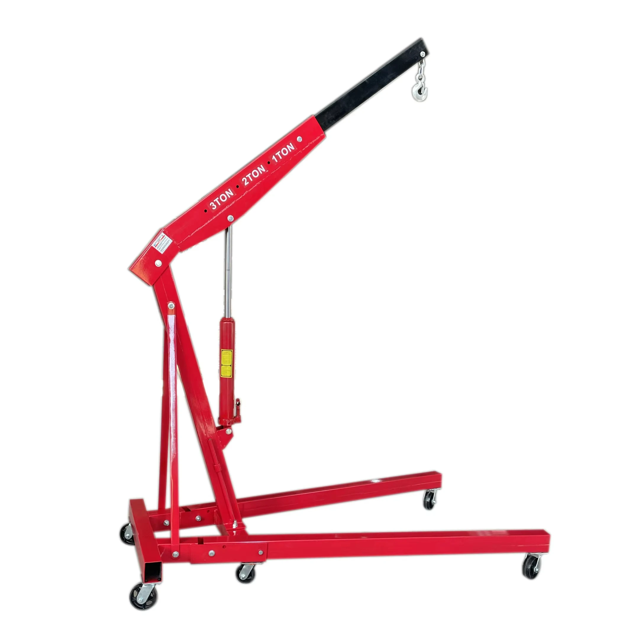 2 Ton Folding Cherry Picker Shop Crane Hoist Lift, Hydraulic Engine Crane, Engine Hoist Lever For Engine Lifting Loading
