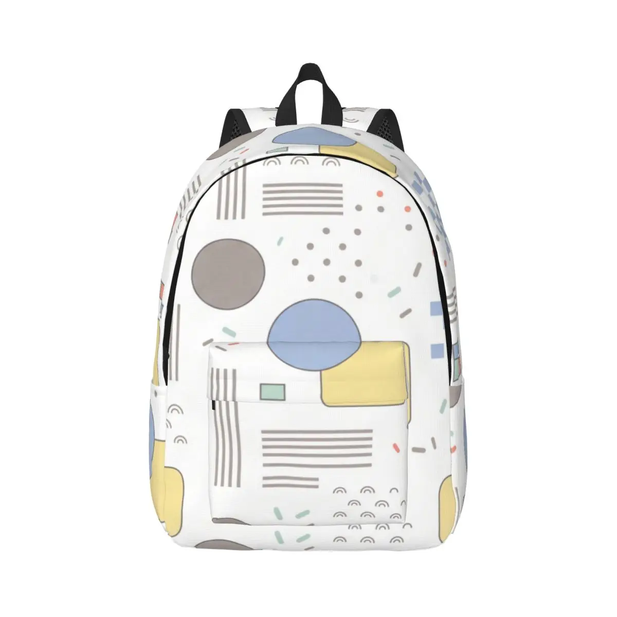 Casual Weekend Backpack Allover Polka Dot Dot Checker Rounded Rectangle Preppy School Light Lightweight Printed Daypack College