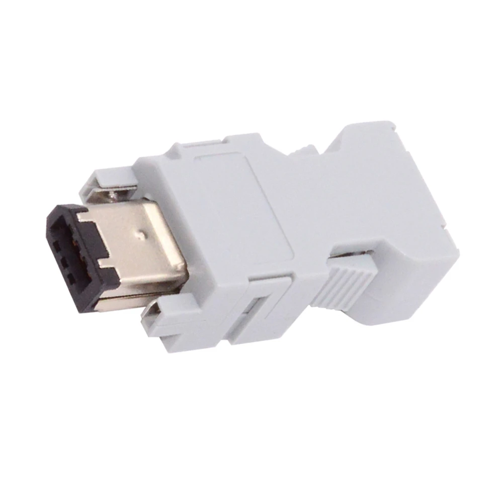 SM-6E I/O Connector IEEE 1394 6Pin CN3 Socket 55100-0670 Female JZSP-CMP9-1-E Compatible with Yaskawa Panasonic Servo 54280-0609