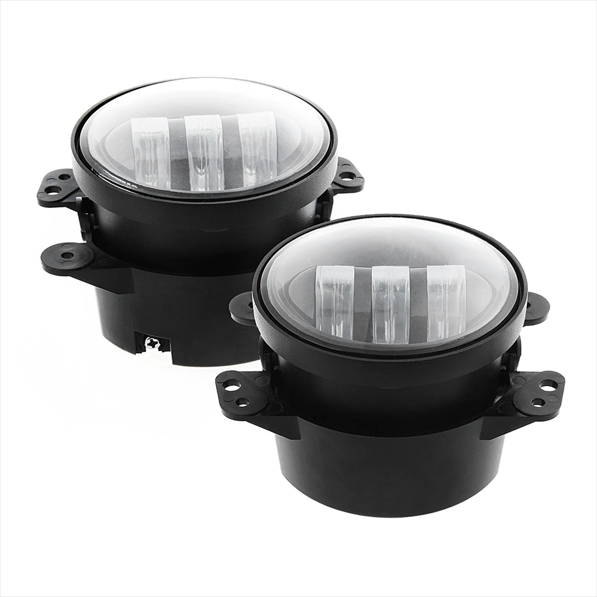 SXMA J023 4INCH LED Fog Light With Angel Eyes Driving Lamp With Halogen Bulbs DRL For Jeep Wrangler JK 07-17