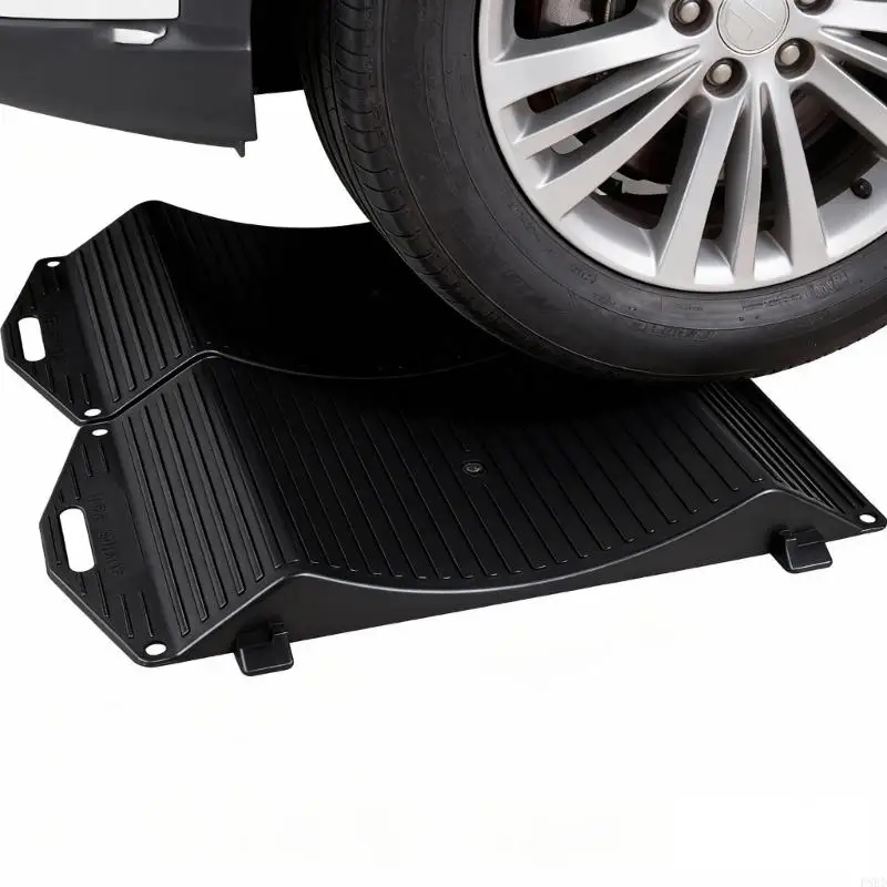 

Pair Of Lightweight Tire Ramps Suitable For Cars Campers Trucks