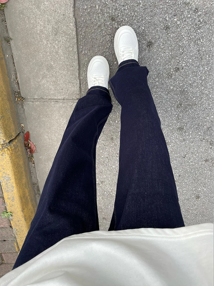 

Облегающие прямые джинсовые джинсы, мужские брюки American Cleanfit Sle Bootcut, молодежные модные летние длинные брюки