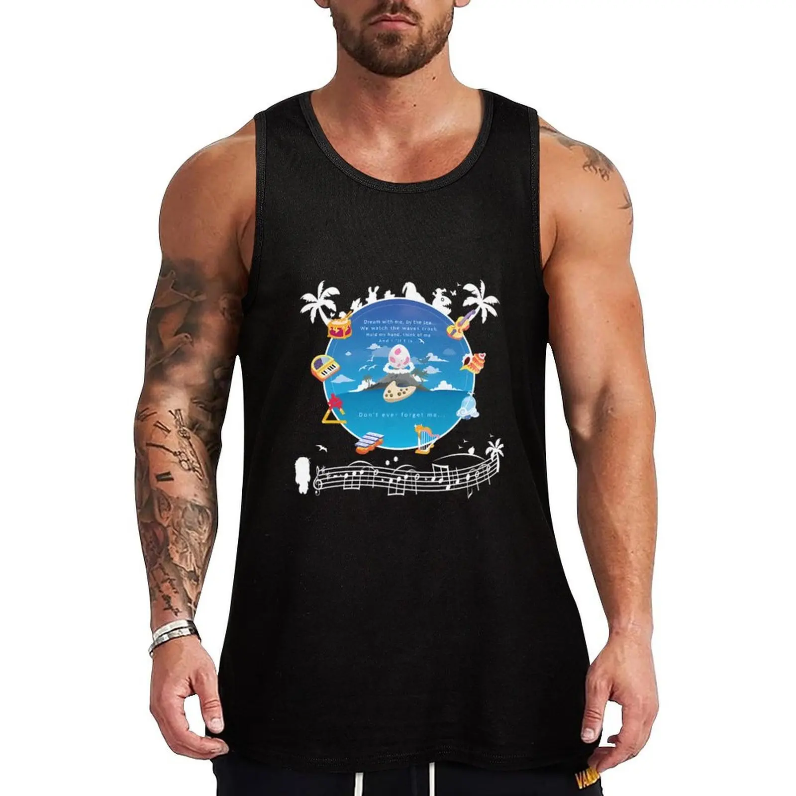 

Ballad of the Windfish Tank Top Heavy Duty Tank Top Work Outdoor Sleeveless Shirt