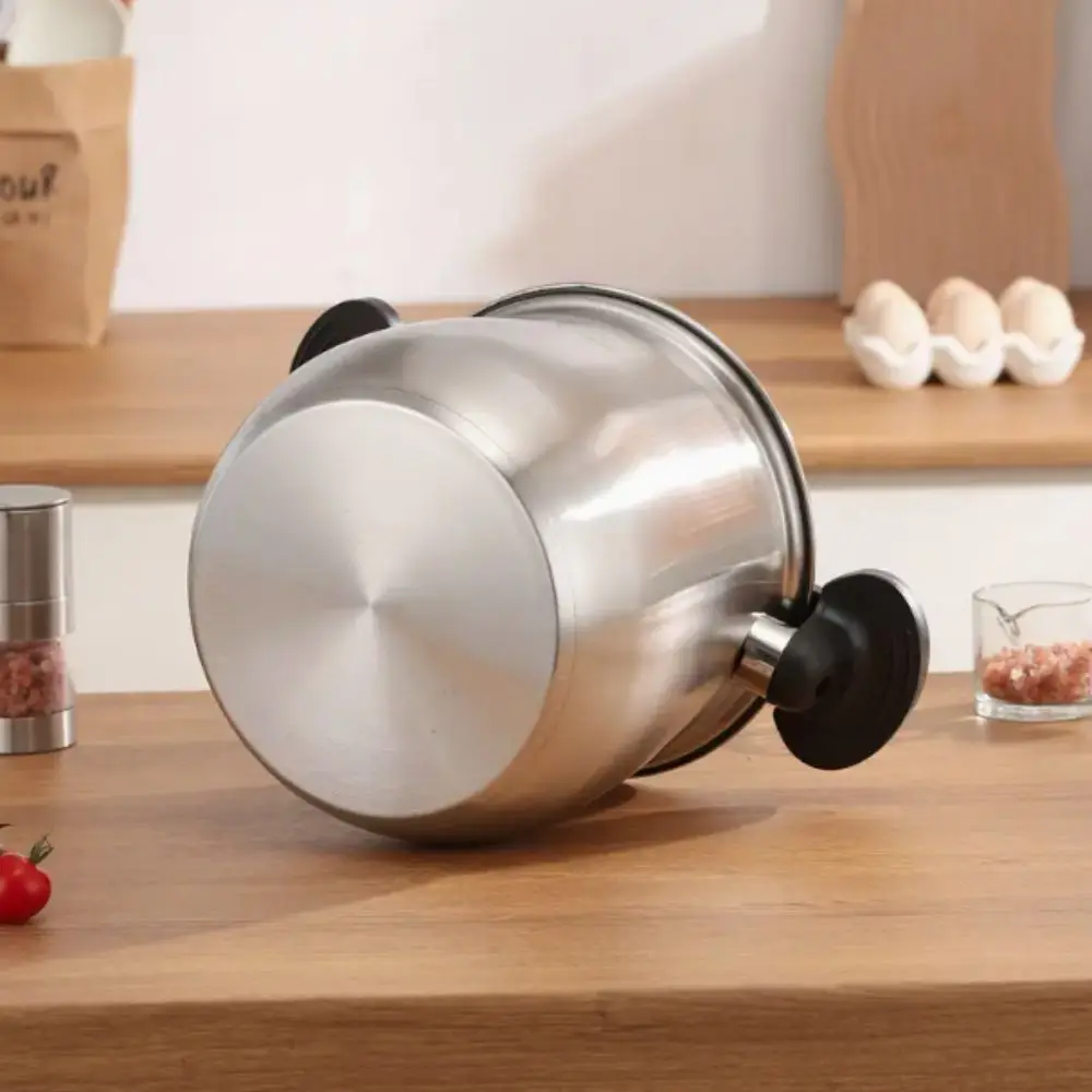 Durable 304 Stainless Steel Micro-Pressure Cooker Large Capacity Non-Stick Stockpot Anti-scalding Stew Pot Porridge