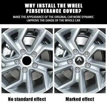 4 ks 56mm 60mm 65mm samolepky na střed kola pro Renault Austral Kadjar Megane Captur Arkana Dacia Logo kryt ráfku samolepka 12 nejlepší prodej Krytka středu kola pro Renault - №3