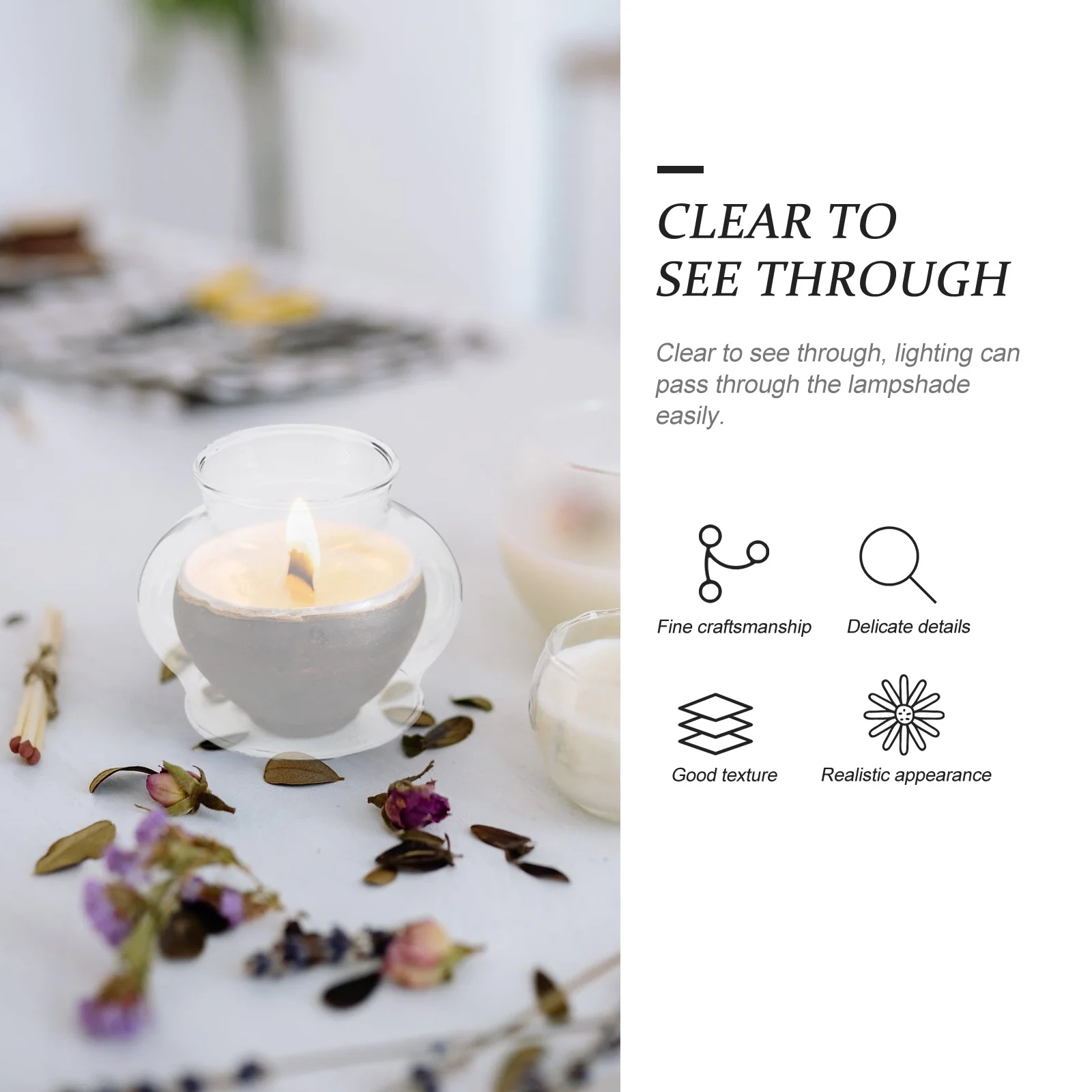 

2Pcs Windproof Lamp Shade Cover for Oil Lamp Replacement Clear Glass Lampshade Household Light Shade Retro Indoor Light