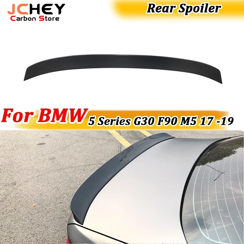 

Dry Carbon fiber For BMW 5 Series G30 F90 M5 Sedan 2017 -2019 Rear Spoiler Wings FRP Trunk Boot Exterior Decoration Bodykits