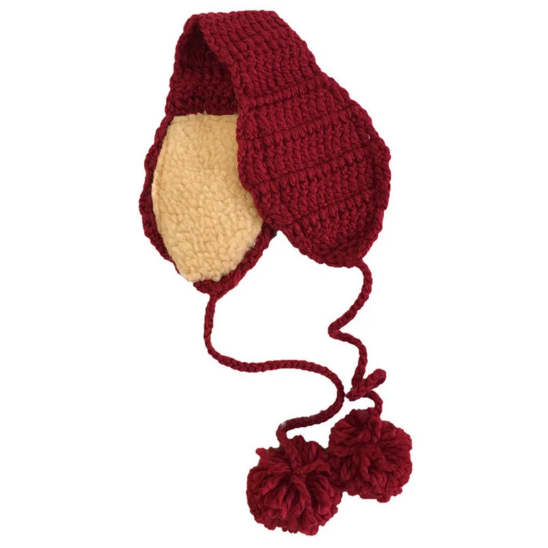 اليدوية محبوك أفخم غطاء للأذنين لينة محبوك إيرفلاب الأذن يفشل الخريف والشتاء سدادات حماية الأذن الدافئة والمخملية غطاء للأذنين الإناث