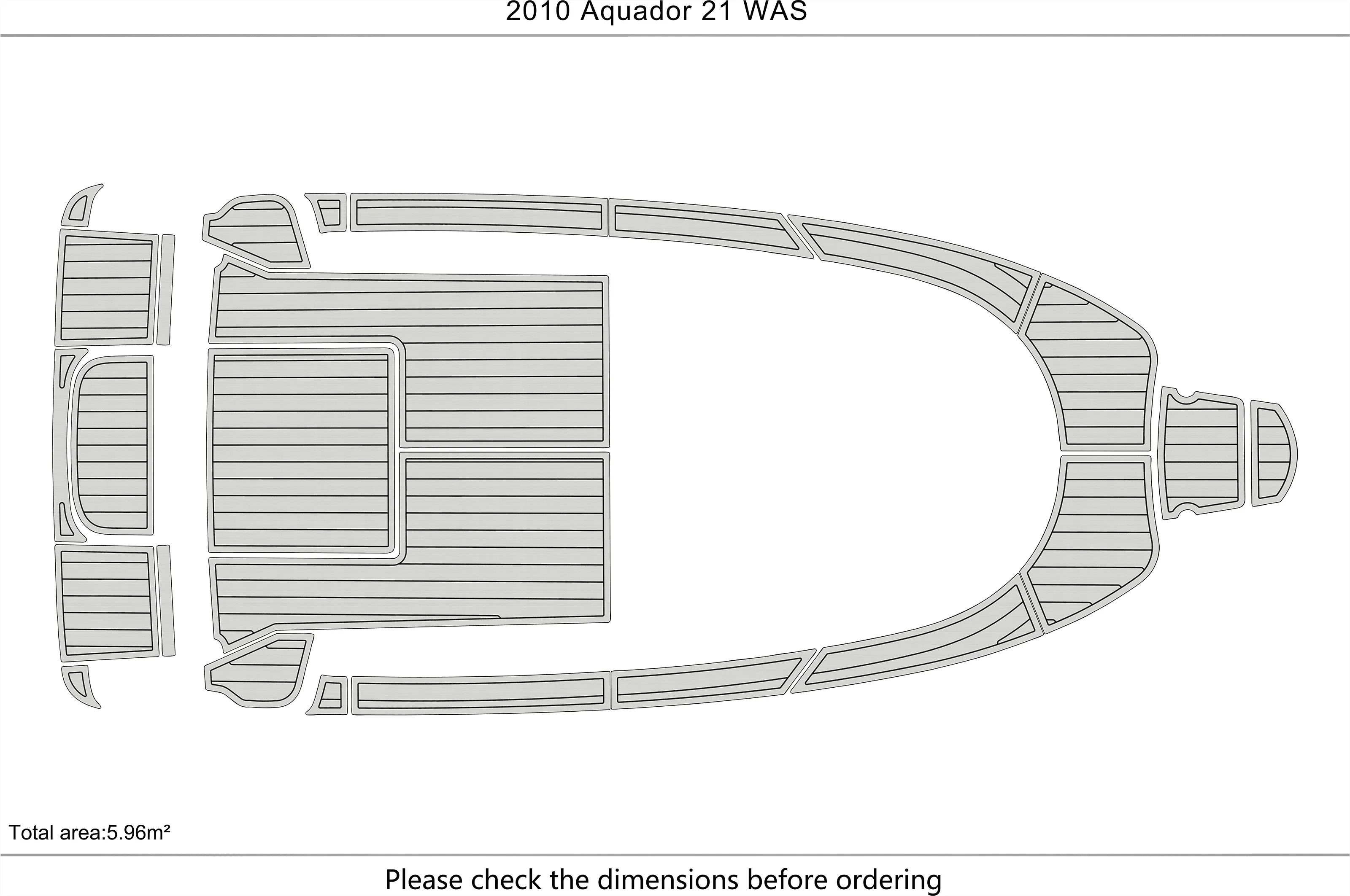 2010 أكوادور 21 كان 1/4 "6 مللي متر إيفا رغوة عدم الانزلاق بولي كلوريد الفينيل خشب الساج التزيين البحرية حصيرة سيديك جاتورستيب السجاد أرضية بحرية #3