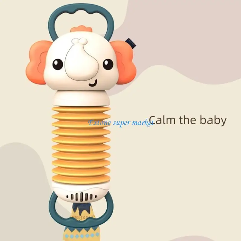 

090B Cartoon Dog Accordion Educational Baby Toy for Kids Gift Elephant / Dog