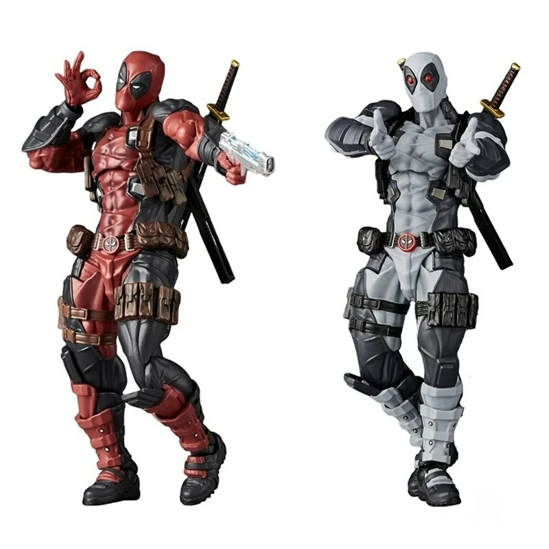 

In Stock, Marvelous Yamaguchi Deadpool 2.5 X Task Force Edition Gray Edition Red Edition 6-inch Movable 1/12