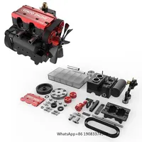 TOYAN SEMTO ST-NF2 Engine 7cc SOHC Inline 2 Cylinders 4 Stroke Air Cooled Nitro Engine Model Kit DIY Build Your Own Engine