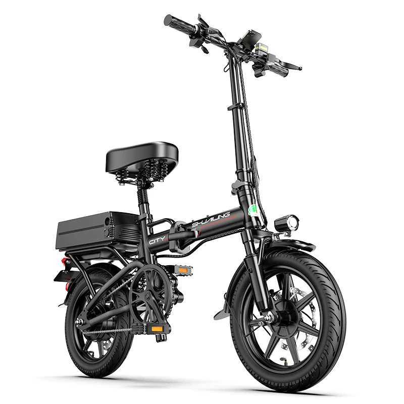 

SHUAILING Folding Electric Bicycle 48V 400W City E-Bike 15Ah 20Ah 25Ah Adults Special Portable Bike With Lithium Battery