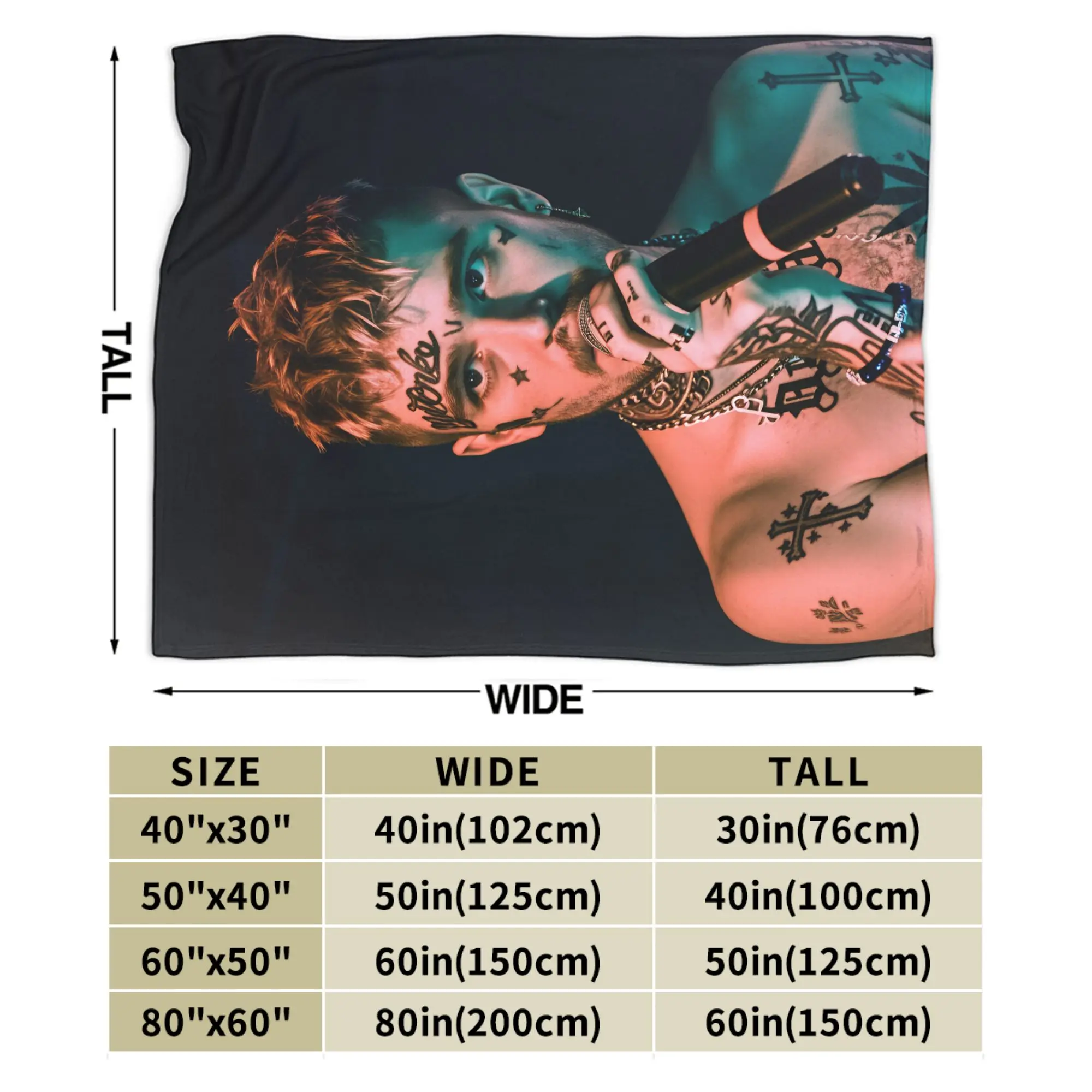 حار المغني بطانية مطبوعة ليل اللمحة التخييم الفانيلا الفراش يلقي ل الأريكة السرير الدافئة لينة مخصصة جودة المفرش هدية